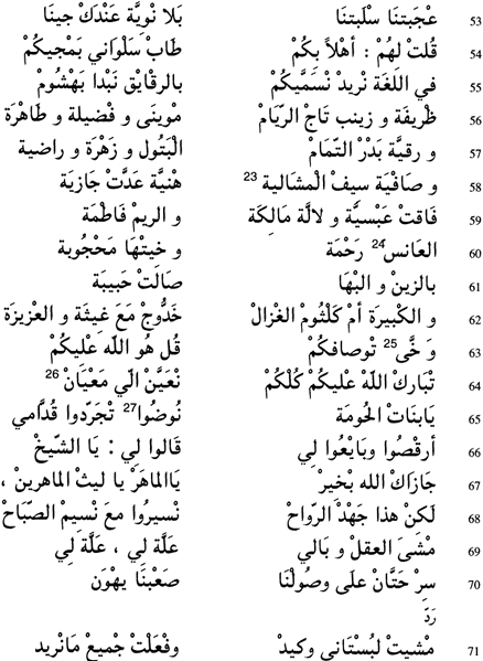 Texte arabe du poème « YOUM EL DJEMAA », partie 4